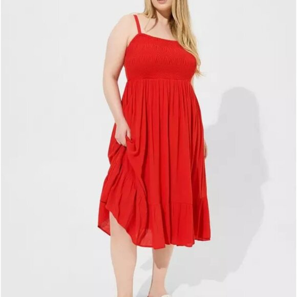 Torrid Red Dress - Picture 2 of 6